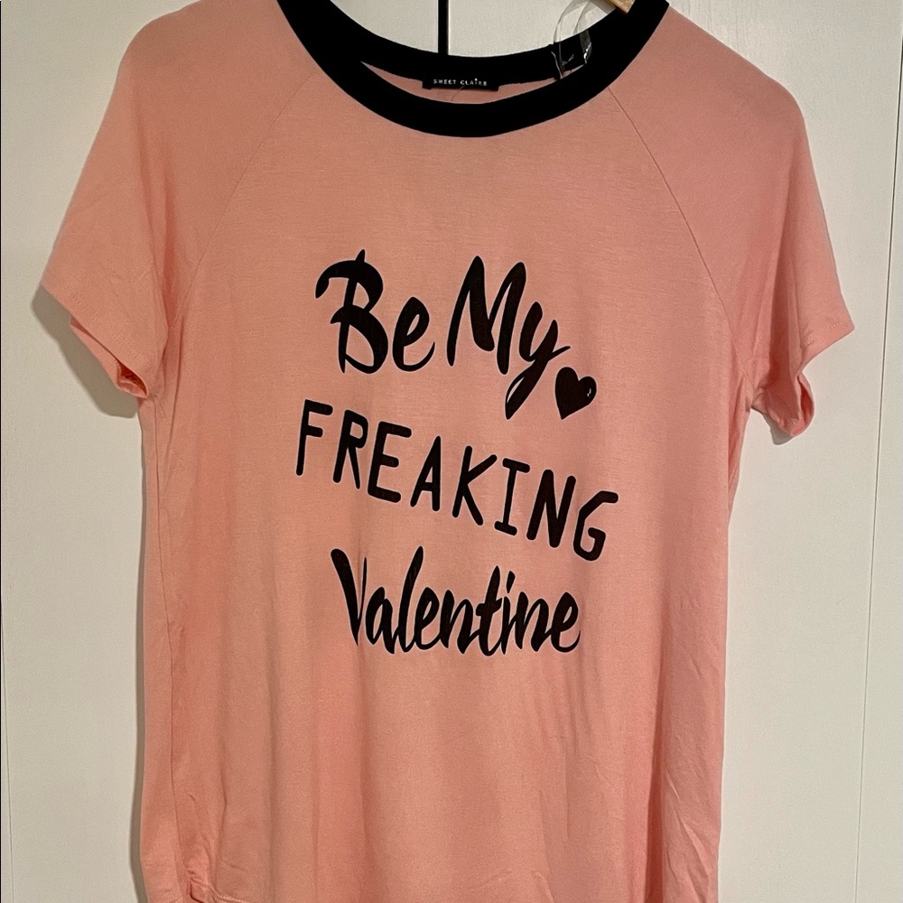 Sweet Claire Be My Freaking Valentine Top